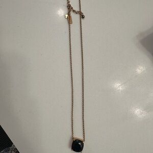 Kate spade necklace w black stone